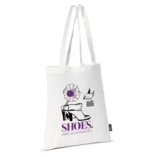 Shoulder bag non-woven white 75g/m² - LT91377 (gadzety reklamowe)